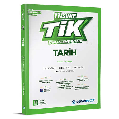 11.Sınıf Tam İzleme Kitabı Tarih