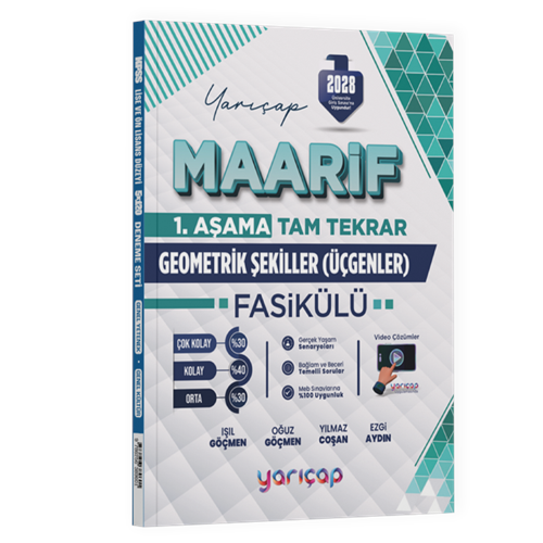 Yarı Çap Maarif Fasikül Geometri Şekiller 26-27