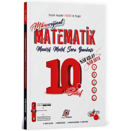 Mikro Orjinal 10. Sınıf Matematik Maarif Model Soru Bankası