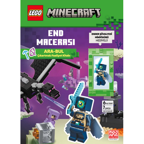 Lego End Macerası Ara-Bul Çıkartmalı Faaliyet Kitabı(Mini Figür Hediyeli)