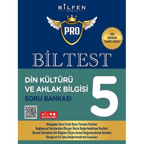 5. Sınıf Biltest Pro Din Kültürü Ve Ahlak Bilgisi Soru Bankası Yeni Müfredat
