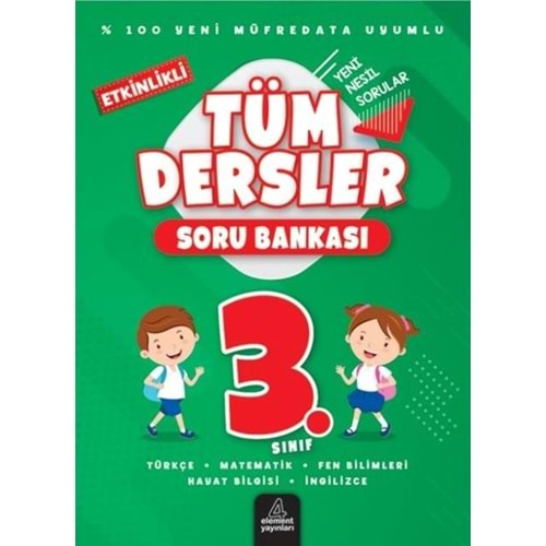 Dört Element 3.Sınıf Tüm Dersler Soru Bankası