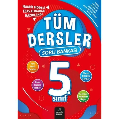 Dört Element 5.Sınıf Tüm Dersler Soru Bankası