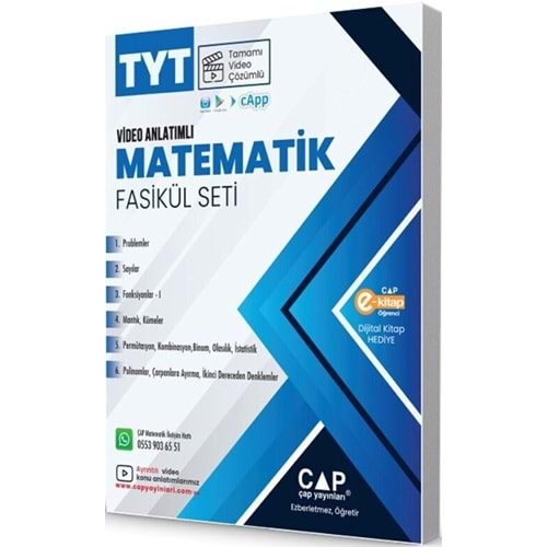 Çap TYT Matematik Seti Tamamı Video Çözümlü