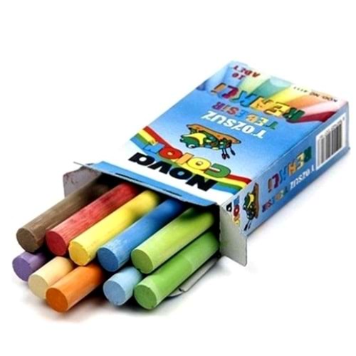 N.Color Tozsuz Tebesir Renkli 10 Lu