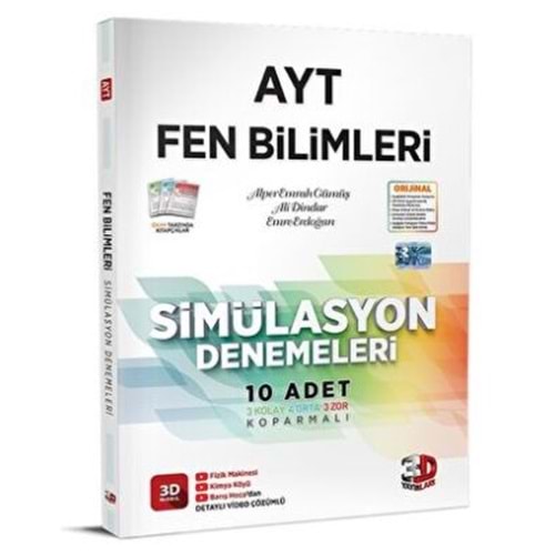 Ayt 3D Sim. Fen Bilimleri Denemeleri