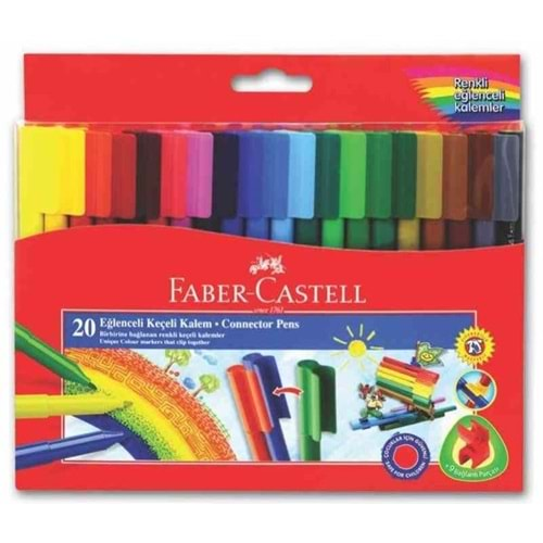 Faber Castell Keçeli Kalem Eğlenceli 20 Li