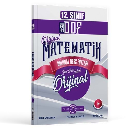 Orijinal 12.Sınıf Matematik Odf-Kdt Seti - 24-25