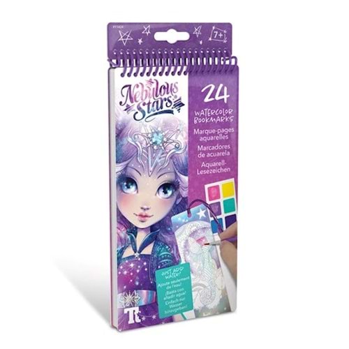 Taros Nebulous Stars Watercolor Bookmarks