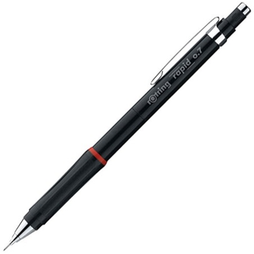Rotring Rapid Mekanik Kurşun Kalem, Siyah 0.7 Mm