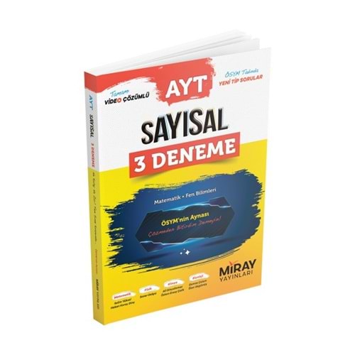 Miray Ayt Sayisal 3 Deneme