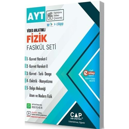 Çap Yayınları AYT Fizik Set