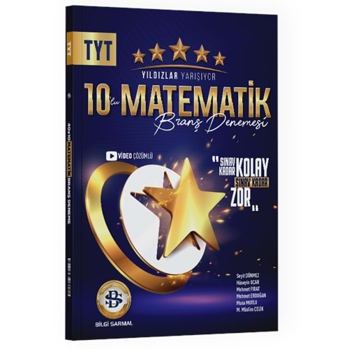 Yıldızlar Yarş.Tyt Deneme 10Lu Matematik - 24-25
