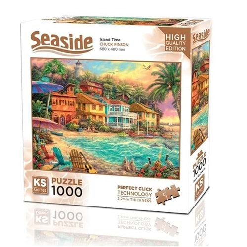 Ks Games Puzzle 1000 Parça İsland Time