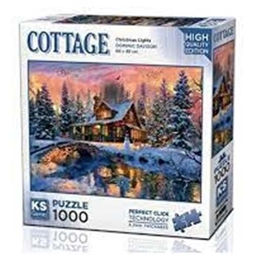 Ks Games Puzzle 1000 Parça Christmas Lights