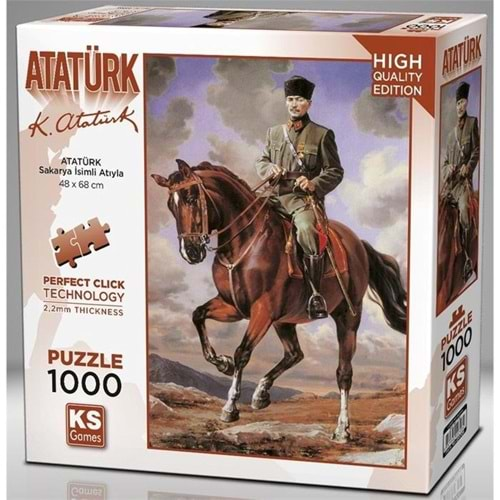 Ks Games Puzzle 1000 Parça Atatürk Sakarya Adı Atıyla