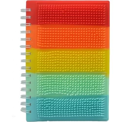 Taros Unıck Color Tırtıklı Silikon A5 Defter