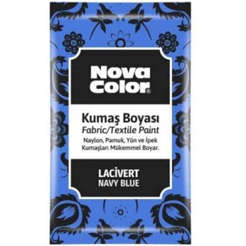 N.Color Kumaş Boyası Toz 12 Gr Lacivert