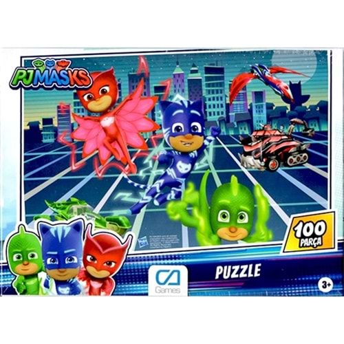 Ca Games Puzzle 100 Parça Pjmasks