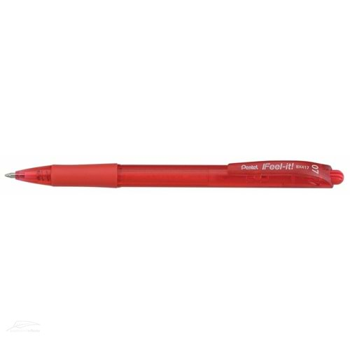 Pentel Bx417-B Mekanizmalı Roller Kalem 0.7 Mm Kırmızı