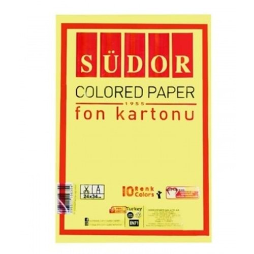 Südor Fon Kartonu 24X34 10 Lu 10 Renk 100 Gram