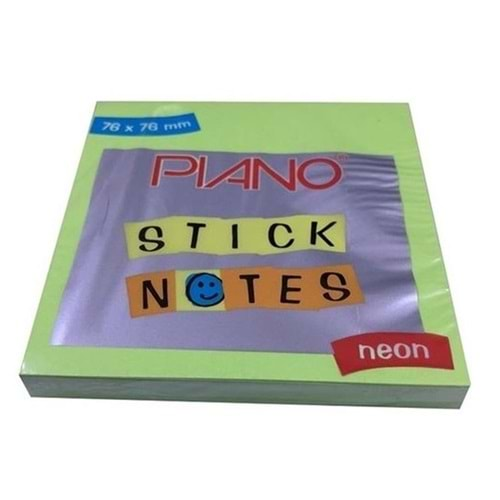 Piano Post-İt 76*76 Neon Yeşil