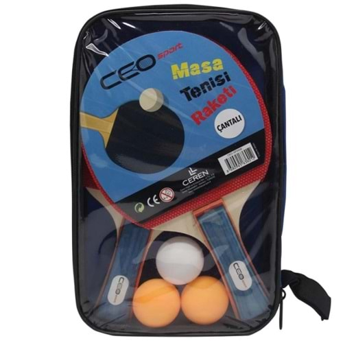 Ceo Sport Masa Tenisi Seti ( 2 Raket+3 Top ) Sp0006