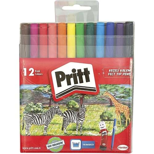 Pritt Keçeli Kalem 12 Renk