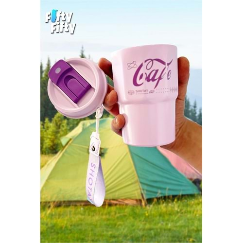 Shotay Askılı Mug Pastel Renk 450 Ml.