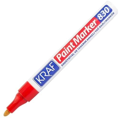 Kraf Paint Markör 830 Kırmızı