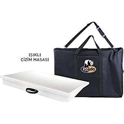 Panda Çizim Masası Masaüstü Led İşıklı Çantalı Profesyonel 35X50 Pan 909