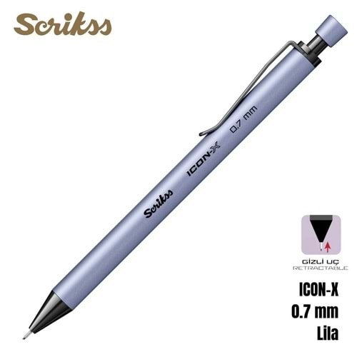 Scrikss İcon X Metal Versatil Kalem 0,7 Mm Mavi