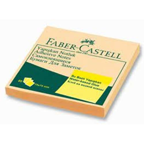 Faber Castell Not Kağıdı 75*75 Yapışkanlı Harmony Krem