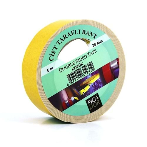 Picador Çift Taraflı Bant 4301 Köpük 38 Mm*5 M