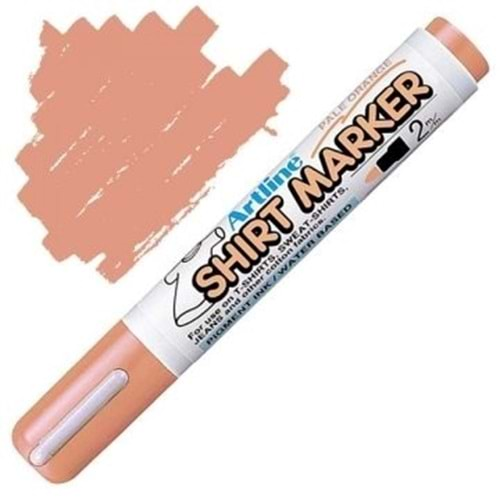 Artline Shirt Marker Tişört Markörü Uç : 2.0 Mm Pale Orange