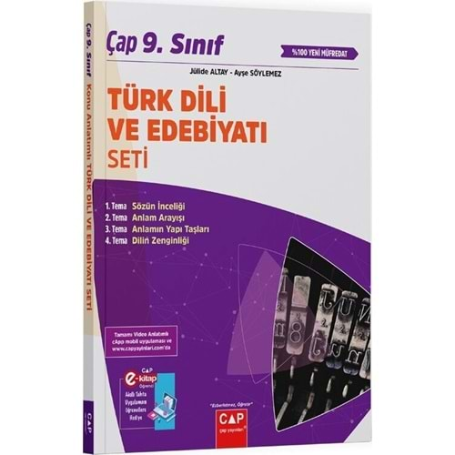 Çap Yayınları 9. Sınıf Türk Dili ve Edebiyatı Seti