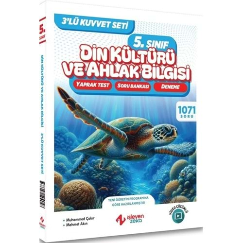 İşleyen Zeka 5. Sınıf Din Kültürü ve Ahlak Bilgisi 3 lü Kuvvet Serisi Seti