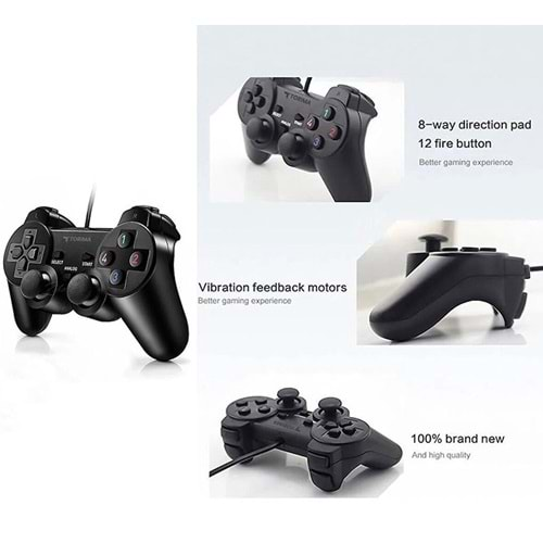 Torima Usb 2.0 Analog Joystick Pc Oyun Kolu Gamepad Konsol