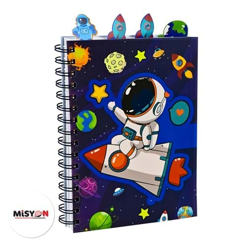 Space Ayraçlı Defter A5