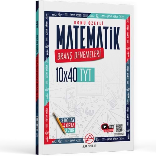 Alan Tyt Konu Özetli Deneme Matematik - 2025