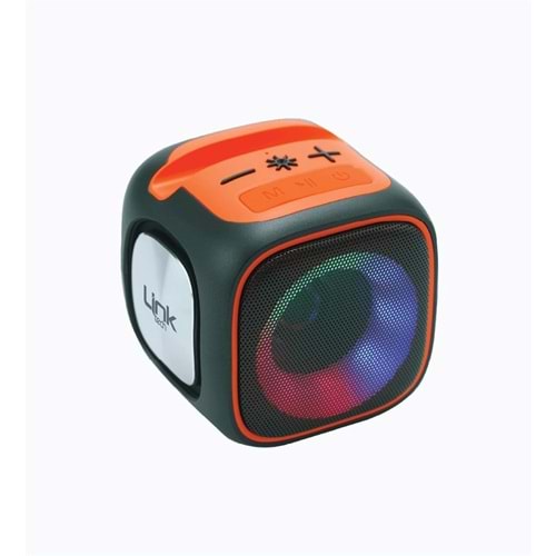 Link-Tech Q216 Turuncu Mobil Standlı Taşınabilir Bluetooth Hoparlör