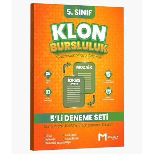 5.Sınıf Mozaik Klon 5 Lİ Deneme
