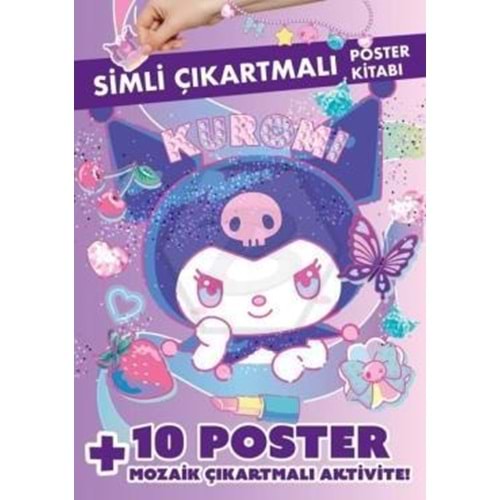 Kuromi Simli Çıkartmalı Poster Kitabı