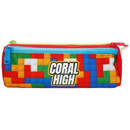 22091 Coral Hıgh Kalem Çanta (Üç Bölmeli)