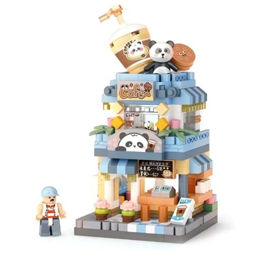 Loz Kahve Dükkanı 410 Parça Block Oyuncak