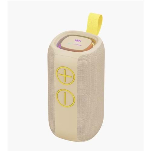 Q222 RGB Illuminated TWS Bluetooth Speaker Gold