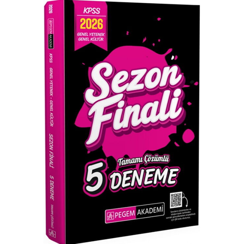 2026 Kpss Genel Yet. Gen.Kül.Sezon Finali 5 Deneme Çözümlü