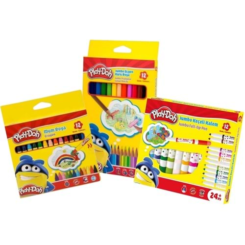 Play-Doh Jumbo Boya Seti 3 Lü