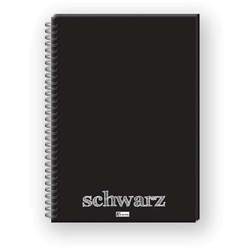 Keskin A6 40 Yp.Pp Kap. Spr.Schwarz Defter