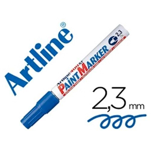 Artline 400Xf Paint Marker Çok Amaçlı Boyama Markörü Uç:2,3Mm Mavi